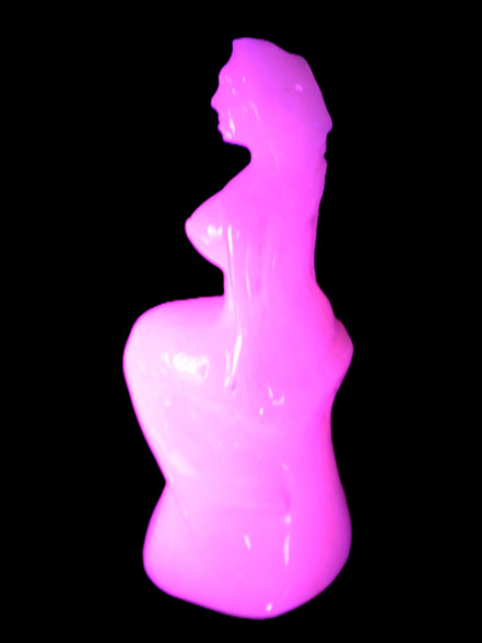 Mangano Calcite hand-carved mermaid 213*75*86mm 1584.9g Rocks and Things Store