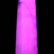 Huge Mangano Calcite obelisk 389*67*77mm 4020g in UV light - 
 Rocks and Things Store