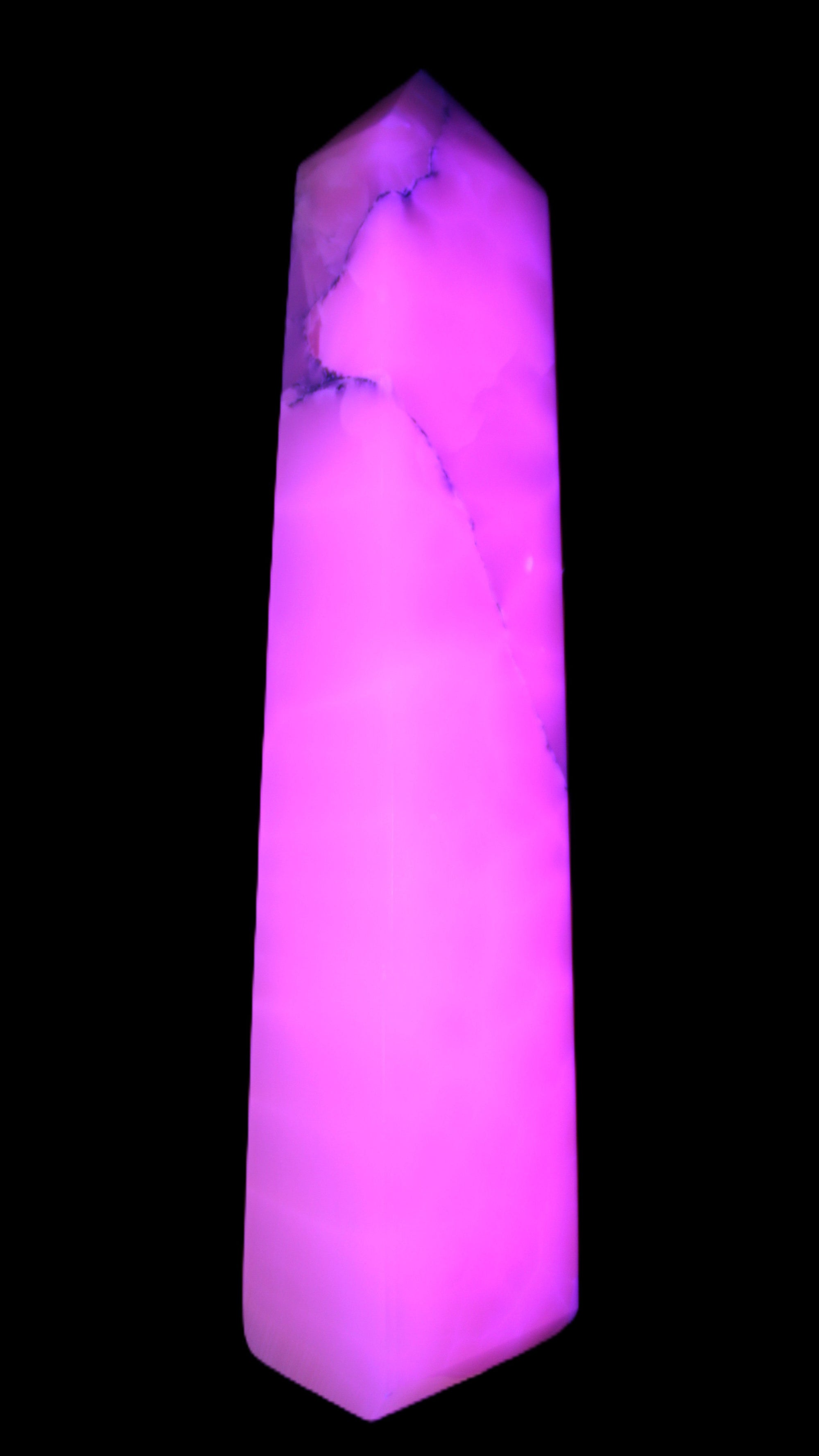 Mangano Calcite obelisk 389*67*77mm 4020g Rocks and Things Store