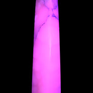 Huge Mangano Calcite obelisk 389*67*77mm 4020g in UV light - 
 Rocks and Things Store