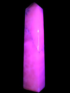 Huge Mangano Calcite obelisk 389*67*77mm 4020g in UV light - 
 Rocks and Things Store