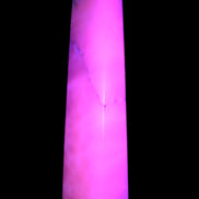 Huge Mangano Calcite obelisk 389*67*77mm 4020g in UV light - 
 Rocks and Things Store