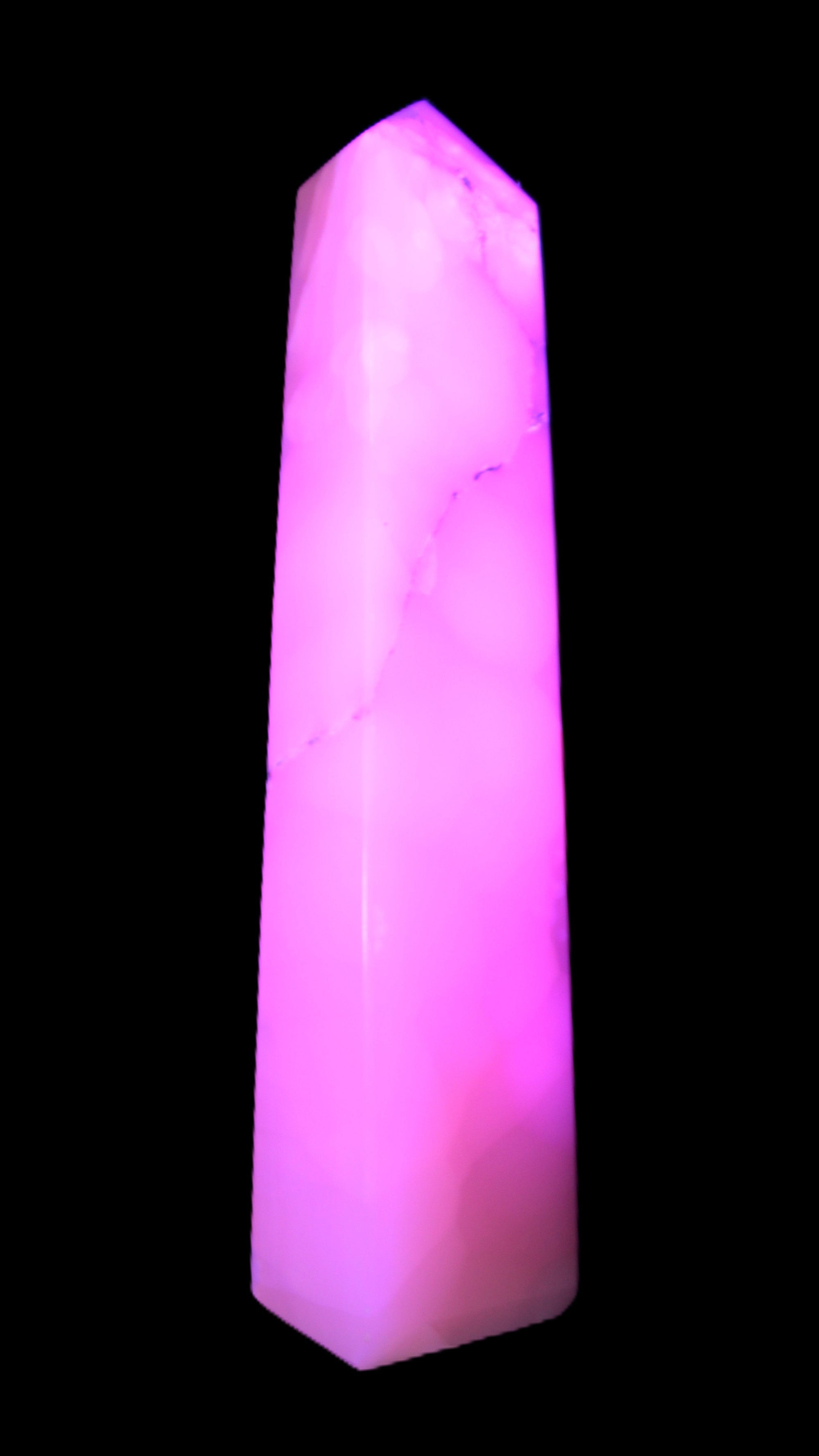 Mangano Calcite obelisk 389*67*77mm 4020g Rocks and Things Store