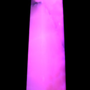 Huge Mangano Calcite obelisk 389*67*77mm 4020g in UV light - 
 Rocks and Things Store