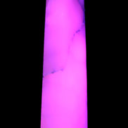 Huge Mangano Calcite obelisk 389*67*77mm 4020g in UV light - 
 Rocks and Things Store