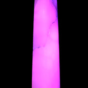 Huge Mangano Calcite obelisk 389*67*77mm 4020g in UV light - 
 Rocks and Things Store