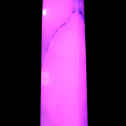 Huge Mangano Calcite obelisk 389*67*77mm 4020g in UV light - 
 Rocks and Things Store