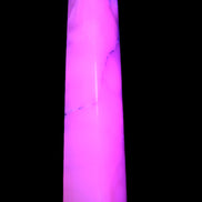 Huge Mangano Calcite obelisk 389*67*77mm 4020g in UV light - 
 Rocks and Things Store