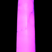 Huge Mangano Calcite obelisk 389*67*77mm 4020g in UV light - 
 Rocks and Things Store