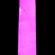 Huge Mangano Calcite obelisk 389*67*77mm 4020g in UV light - 
 Rocks and Things Store