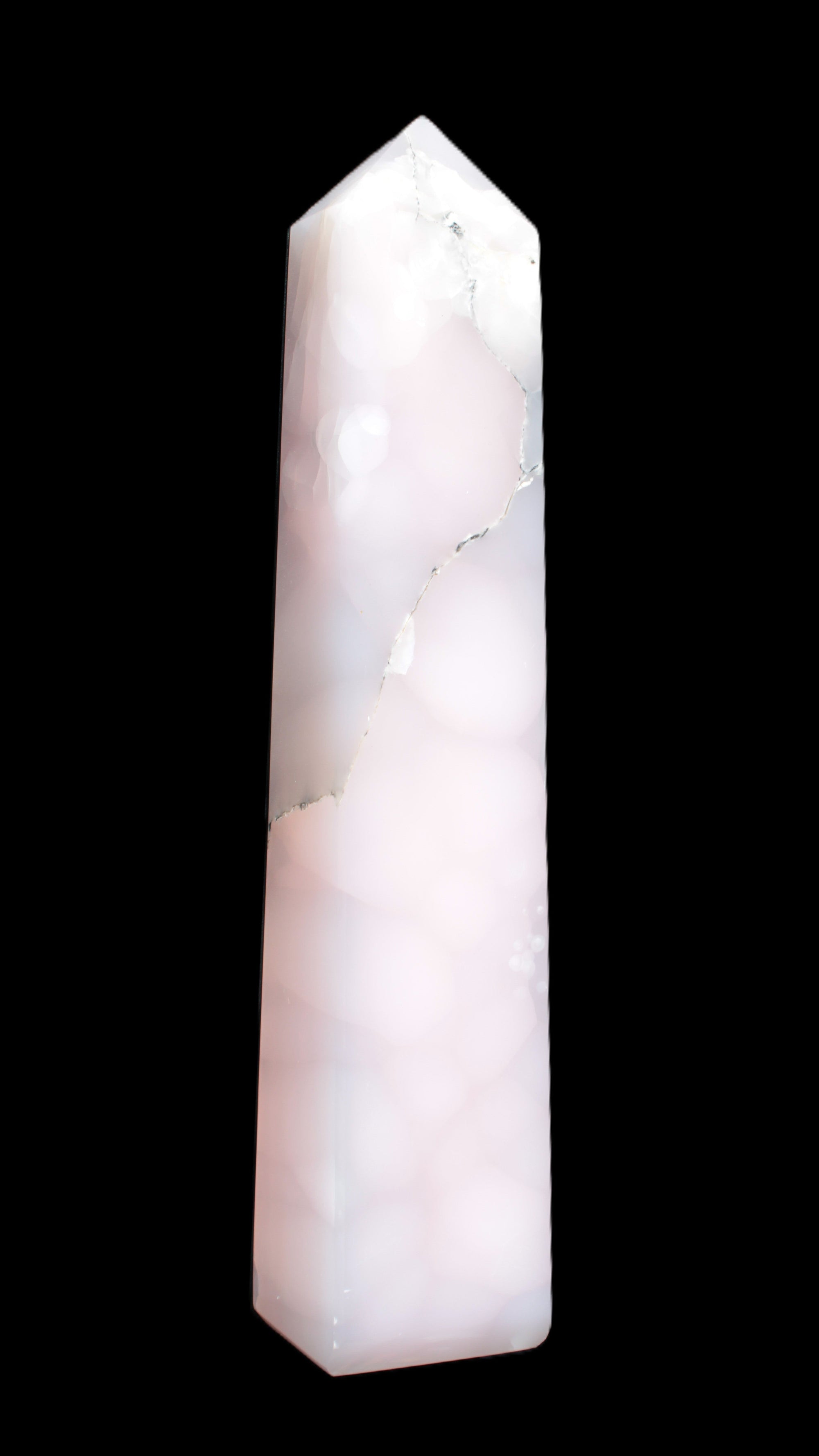 Huge Mangano Calcite obelisk 389*67*77mm 4020g in sunlight - 
 Rocks and Things Store