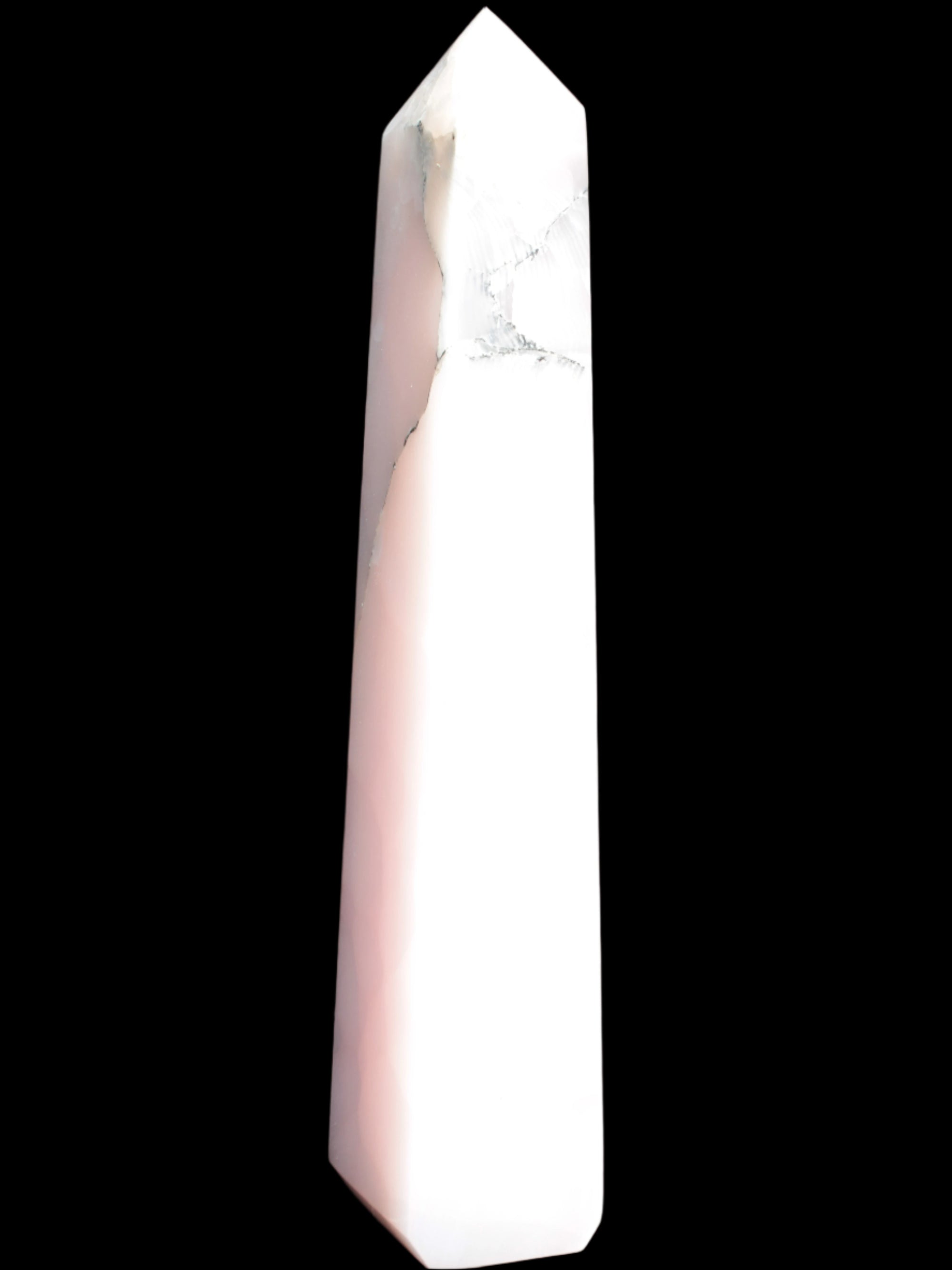 Mangano Calcite obelisk 389*67*77mm 4020g Rocks and Things Store