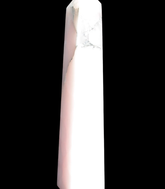 Mangano Calcite obelisk 389*67*77mm 4020g Rocks and Things Store