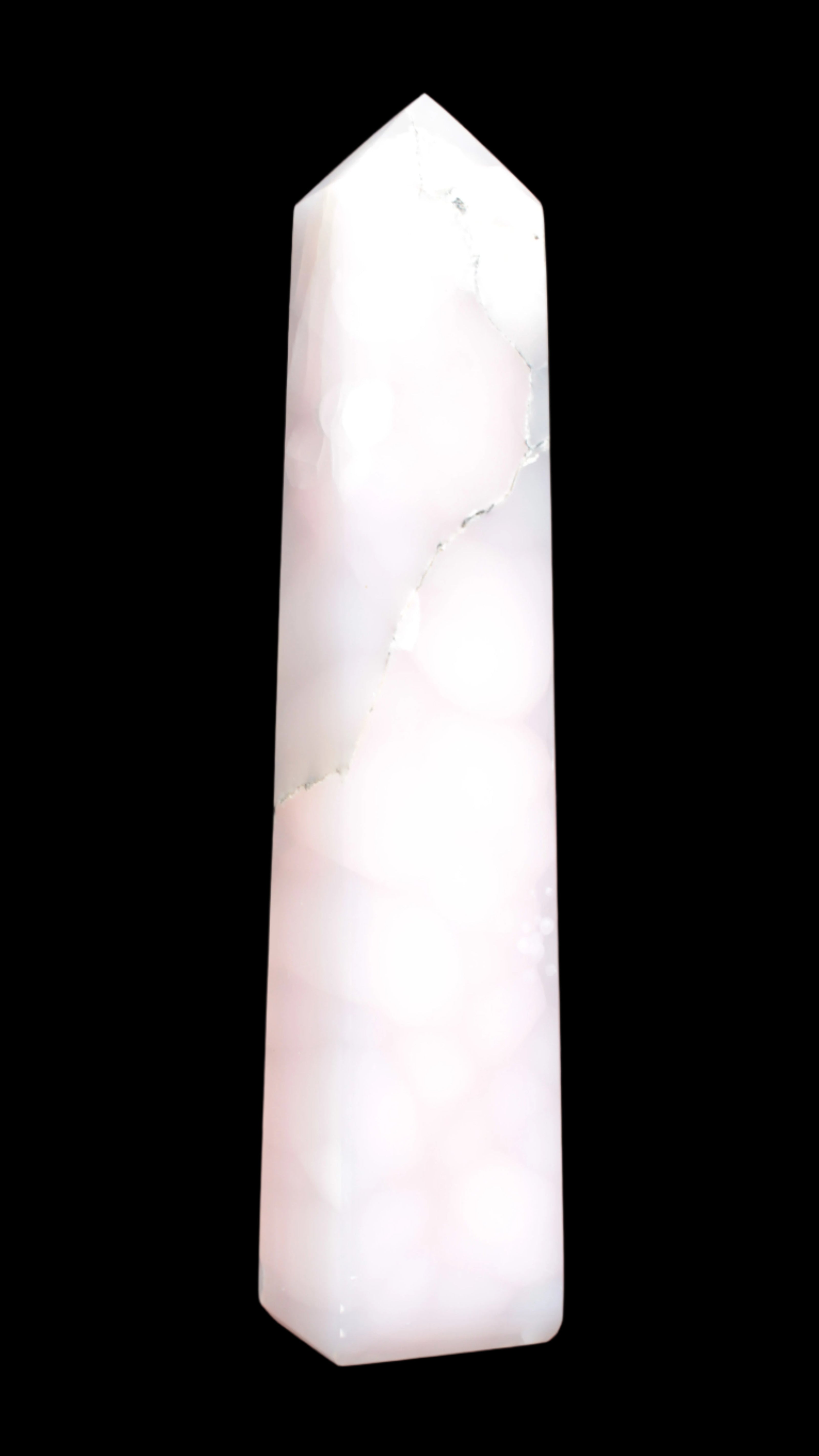 Huge Mangano Calcite obelisk 389*67*77mm 4020g in sunlight - 
 Rocks and Things Store