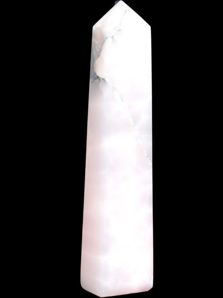Huge Mangano Calcite obelisk 389*67*77mm 4020g in sunlight - 
 Rocks and Things Store