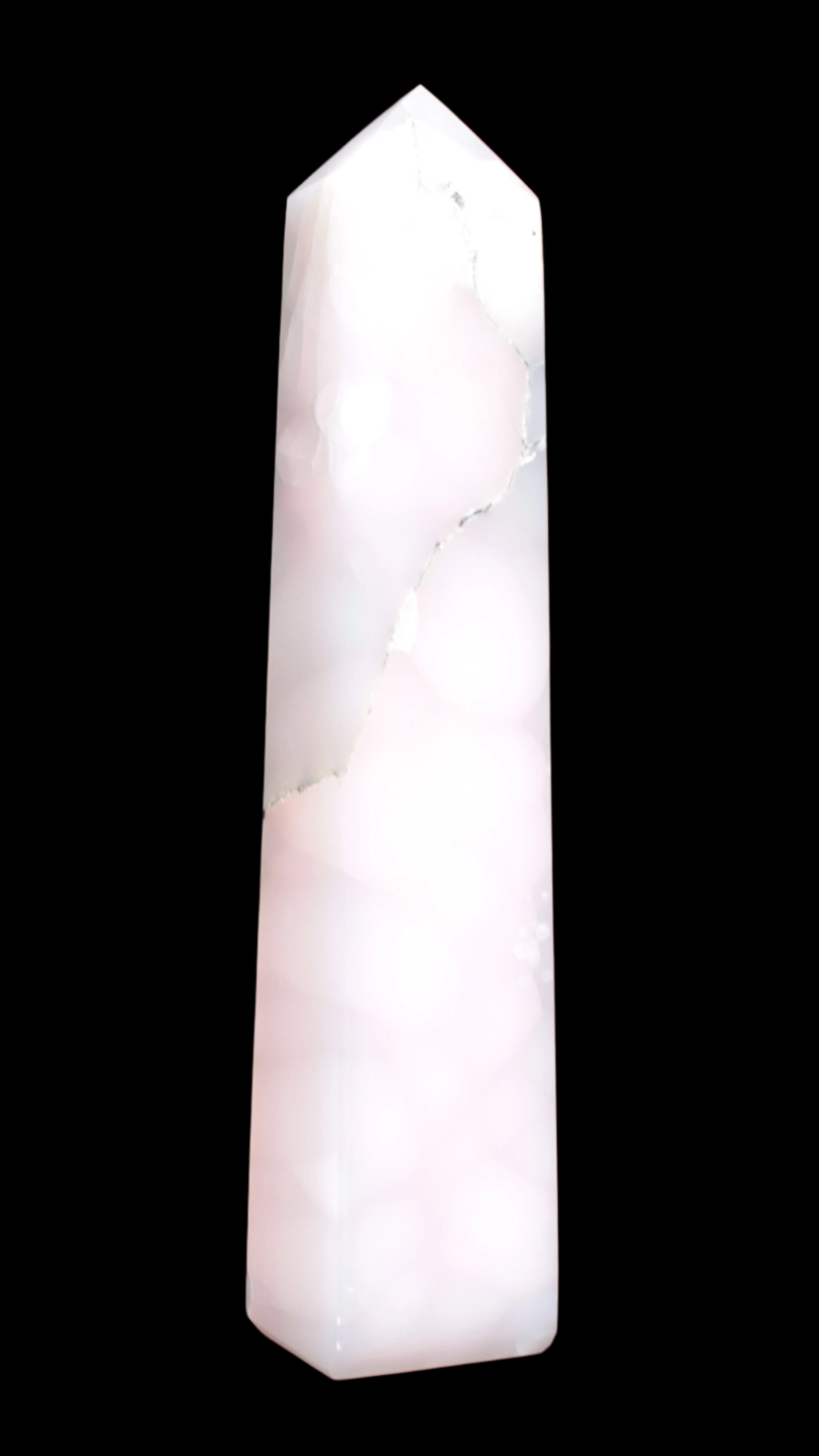Huge Mangano Calcite obelisk 389*67*77mm 4020g in sunlight - 
 Rocks and Things Store