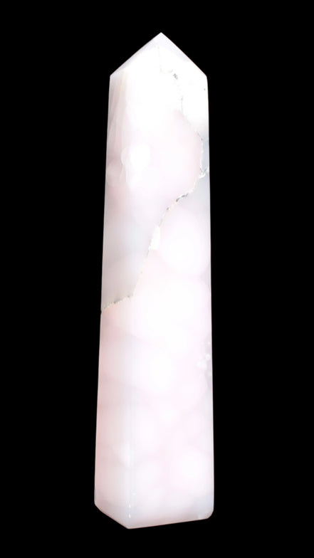 Huge Mangano Calcite obelisk 389*67*77mm 4020g in sunlight - 
 Rocks and Things Store