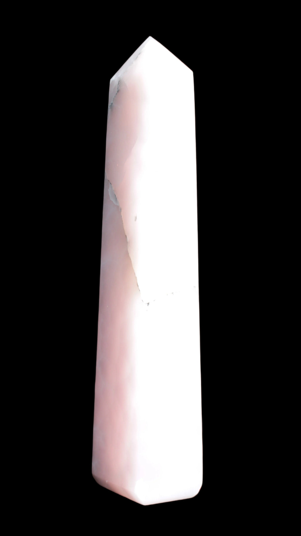 Huge Mangano Calcite obelisk 389*67*77mm 4020g in sunlight - 
 Rocks and Things Store