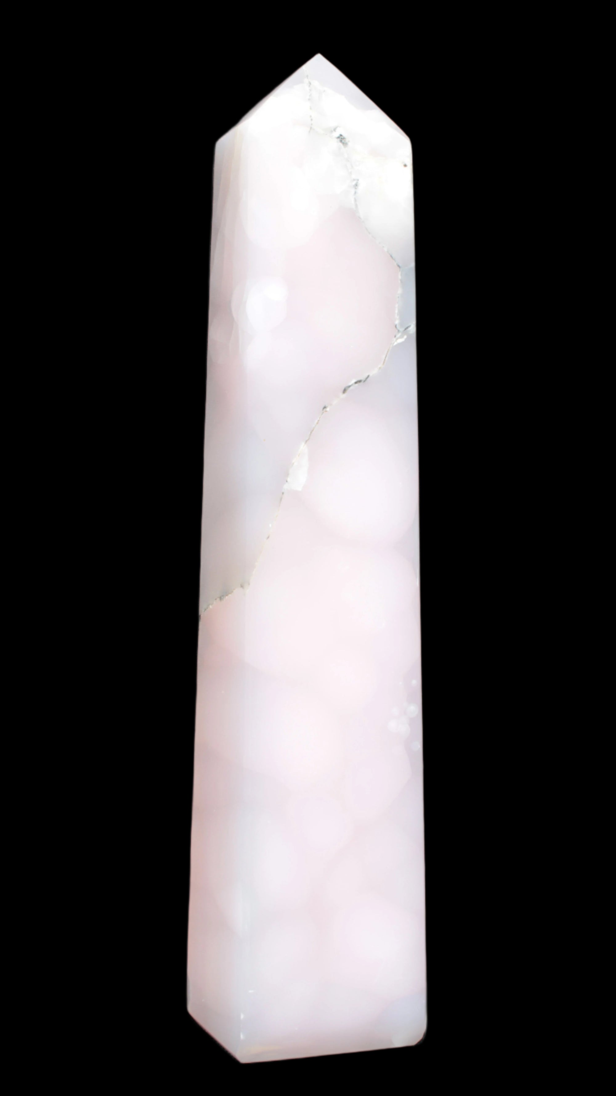 Huge Mangano Calcite obelisk 389*67*77mm 4020g in sunlight - 
 Rocks and Things Store