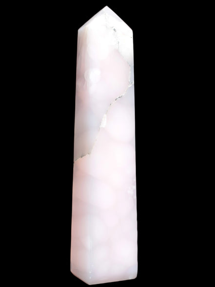 Huge Mangano Calcite obelisk 389*67*77mm 4020g in sunlight - 
 Rocks and Things Store