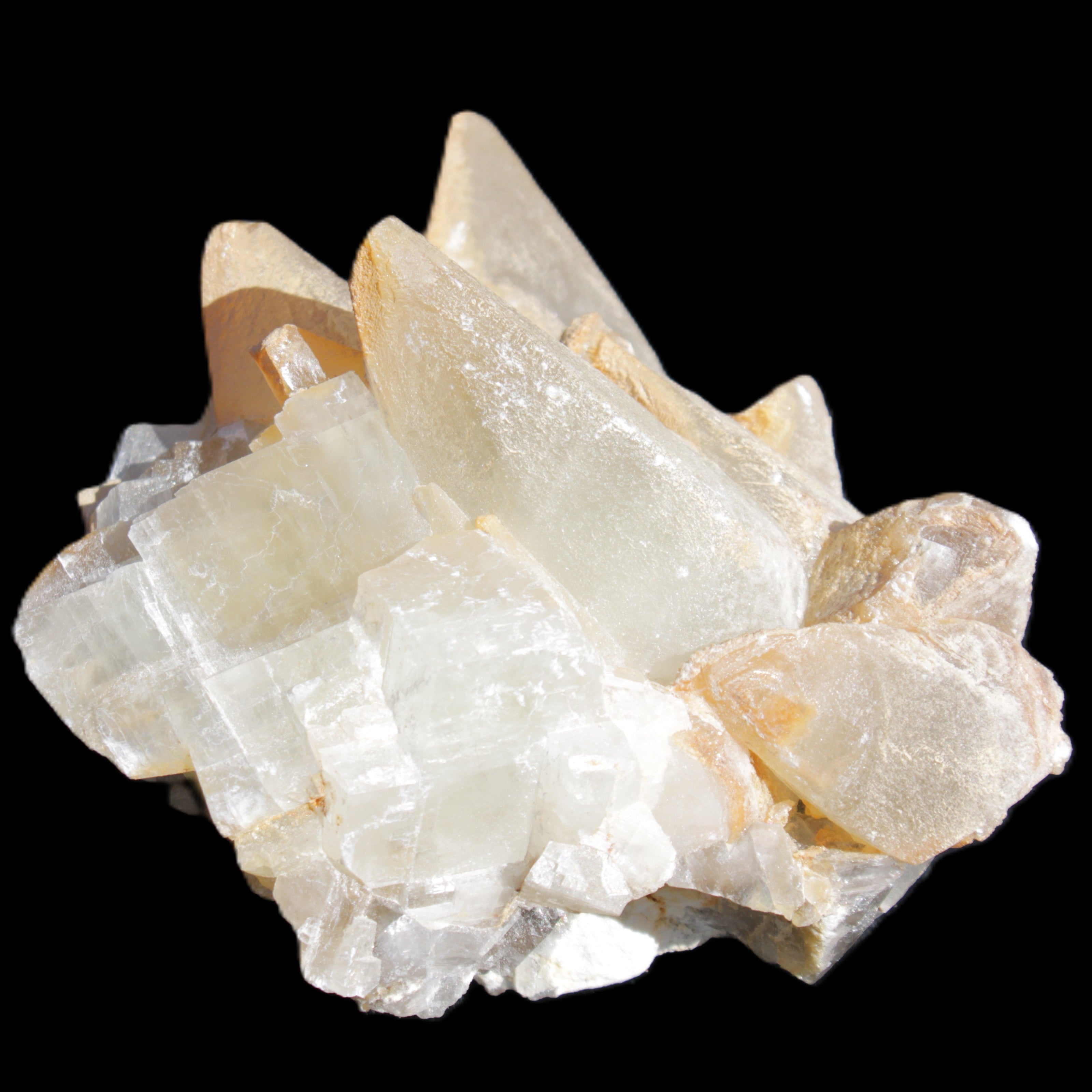 Dogtooth calcite cluster 100*82*78mm 508g Rocks and Things Store