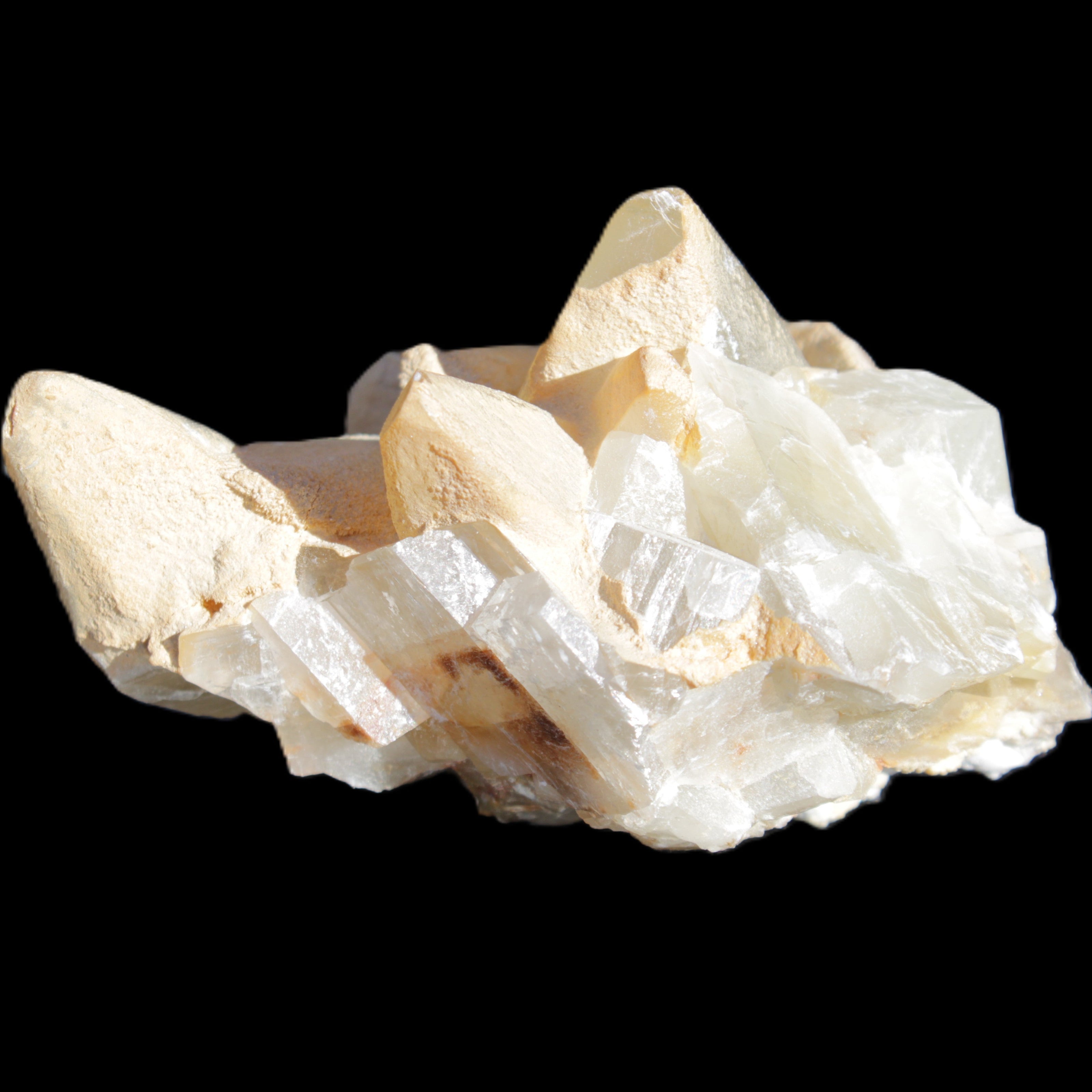 Dogtooth calcite cluster 100*82*78mm 508g Rocks and Things Store