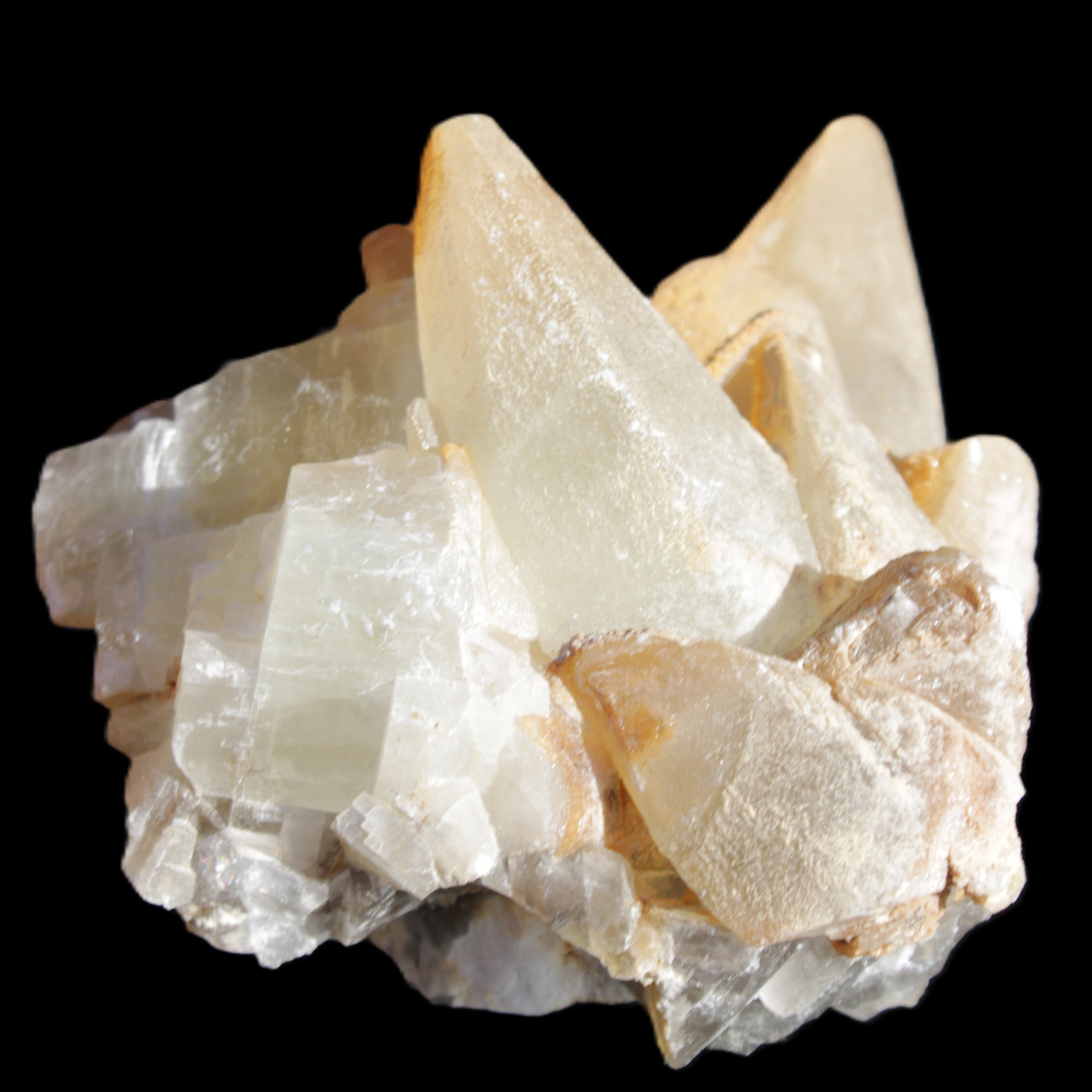Dogtooth calcite cluster 100*82*78mm 508g Rocks and Things Store