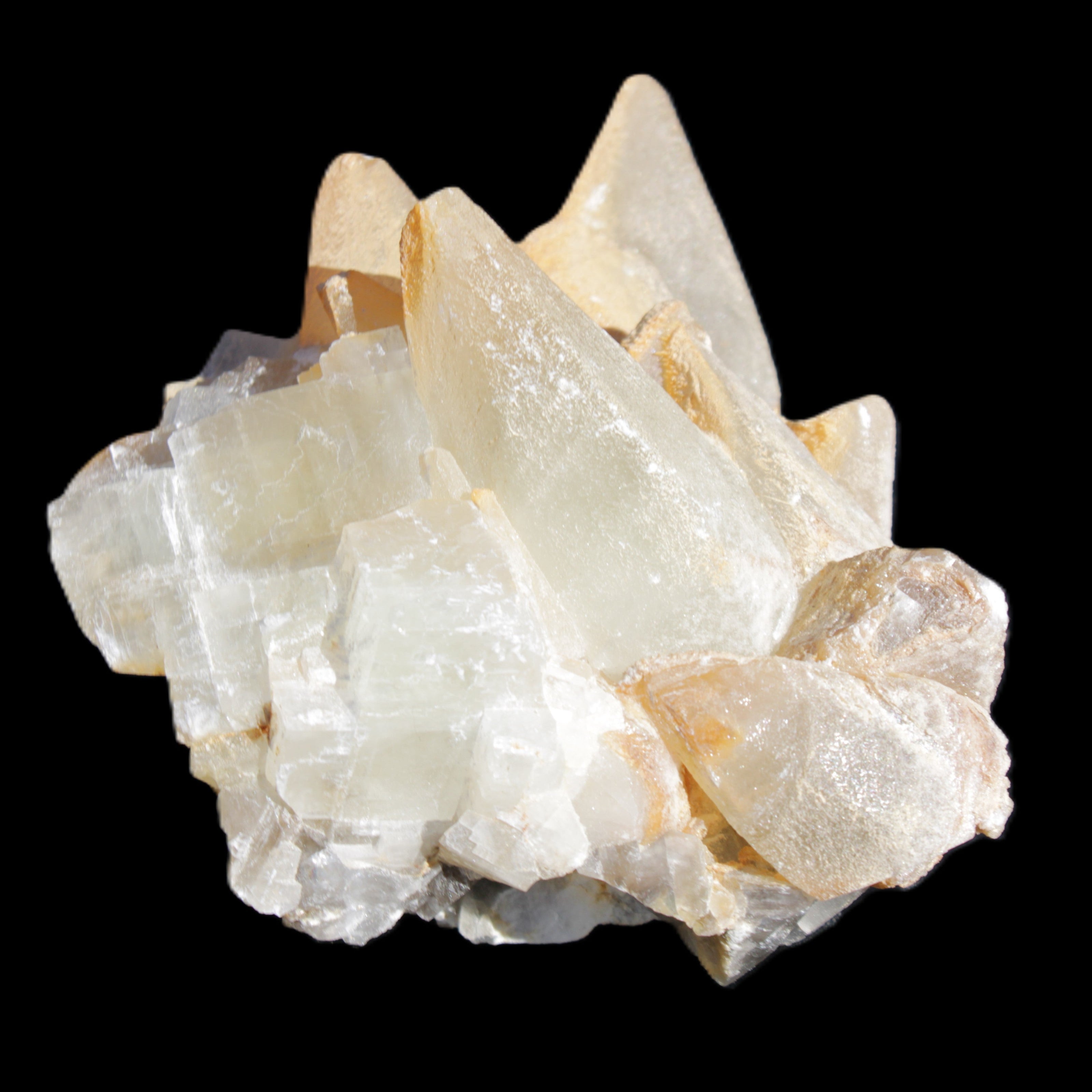 Dogtooth calcite cluster 100*82*78mm 508g Rocks and Things Store