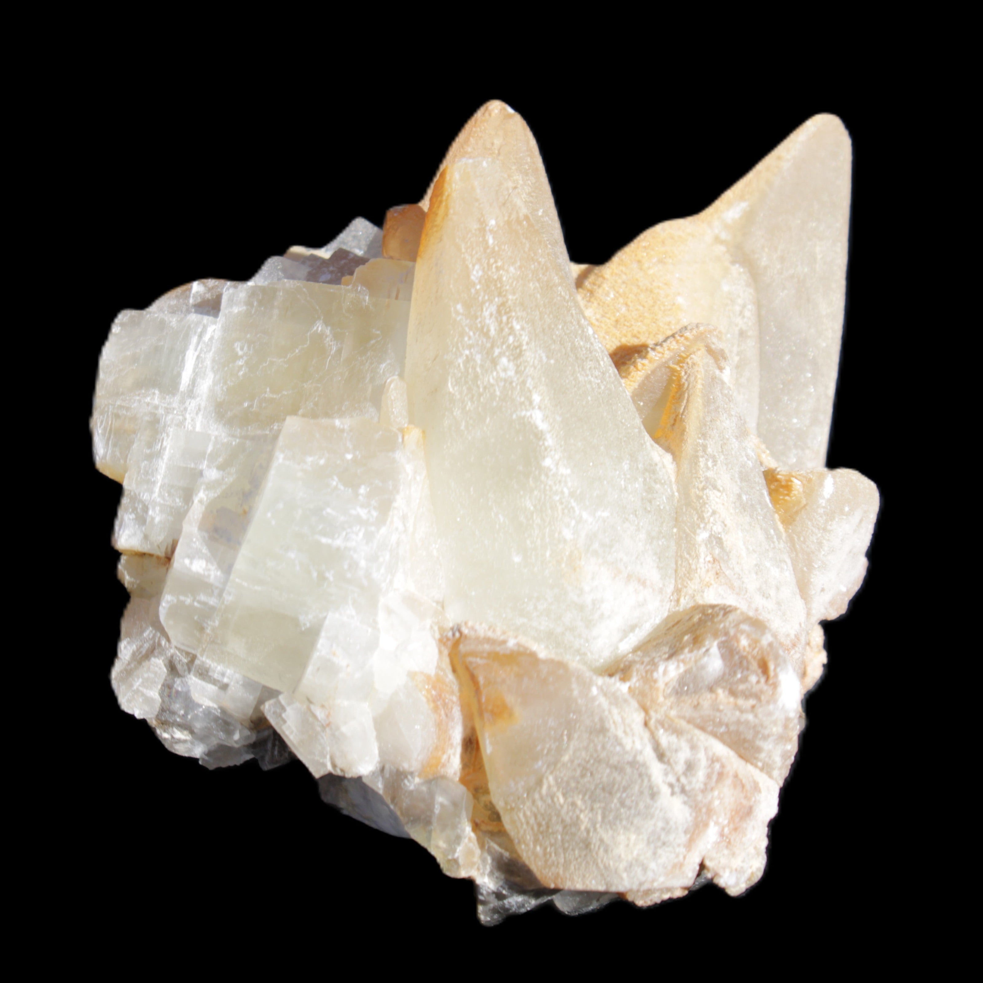 Dogtooth calcite cluster 100*82*78mm 508g Rocks and Things Store