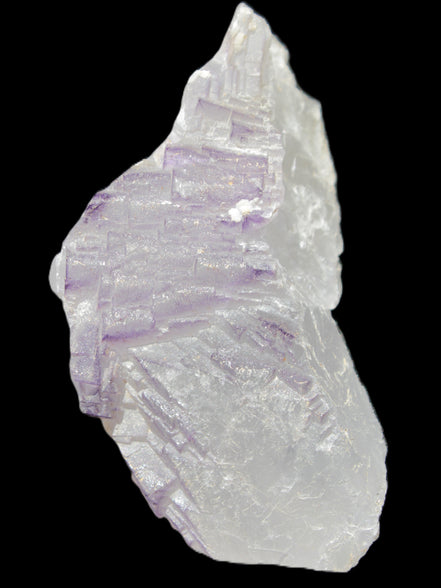 Clear with Purple Fluorite cluster 92*45*42mm 216.8g in sunlight - Rocks and Things Store