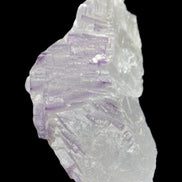 Clear with Purple Fluorite cluster 92*45*42mm 216.8g in sunlight - Rocks and Things Store