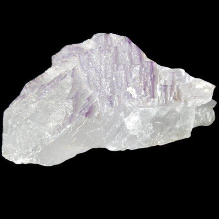 Clear with Purple Fluorite cluster 92*45*42mm 216.8g in sunlight - Rocks and Things Store