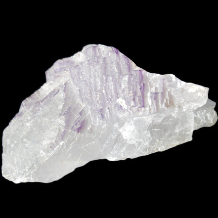 Clear with Purple Fluorite cluster 92*45*42mm 216.8g in sunlight - Rocks and Things Store