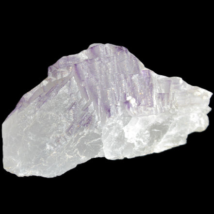 Clear with Purple Fluorite cluster 92*45*42mm 216.8g in sunlight - Rocks and Things Store