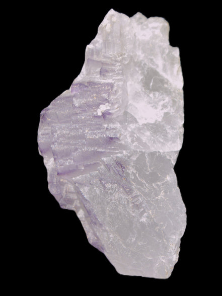Clear with Purple Fluorite cluster 92*45*42mm 216.8g in sunlight - Rocks and Things Store