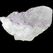 Clear with Purple Fluorite cluster 92*45*42mm 216.8g in sunlight - Rocks and Things Store