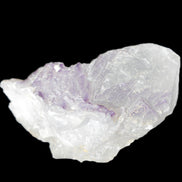 Clear with Purple Fluorite cluster 92*45*42mm 216.8g in sunlight - Rocks and Things Store