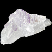 Clear with Purple Fluorite cluster 92*45*42mm 216.8g in sunlight