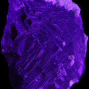 Clear Fluorite cluster 145*100*34mm 648g in UV light