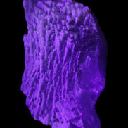 Clear Fluorite cluster 159*113*57mm 920.5g in UV light - Rocks and Things Store