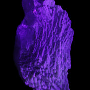 Clear Fluorite cluster 159*113*57mm 920.5g in UV light - Rocks and Things Store