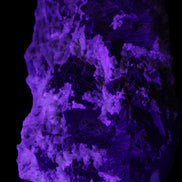 Complex stepped Fluorite cluster 173*141*85mm 2772g in UV light - Rocks and Things Store
