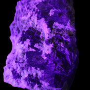 Complex stepped Fluorite cluster 173*141*85mm 2772g in UV light - Rocks and Things Store