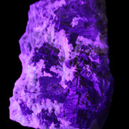 Complex stepped Fluorite cluster 173*141*85mm 2772g in UV light - Rocks and Things Store