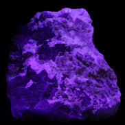 Complex stepped Fluorite cluster 173*141*85mm 2772g in UV light - Rocks and Things Store