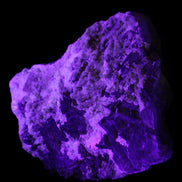 Complex stepped Fluorite cluster 173*141*85mm 2772g in UV light - Rocks and Things Store
