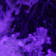 Complex stepped Fluorite cluster 173*141*85mm 2772g in UV light - Rocks and Things Store