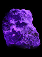 Complex stepped Fluorite cluster 173*141*85mm 2772g in UV light - Rocks and Things Store