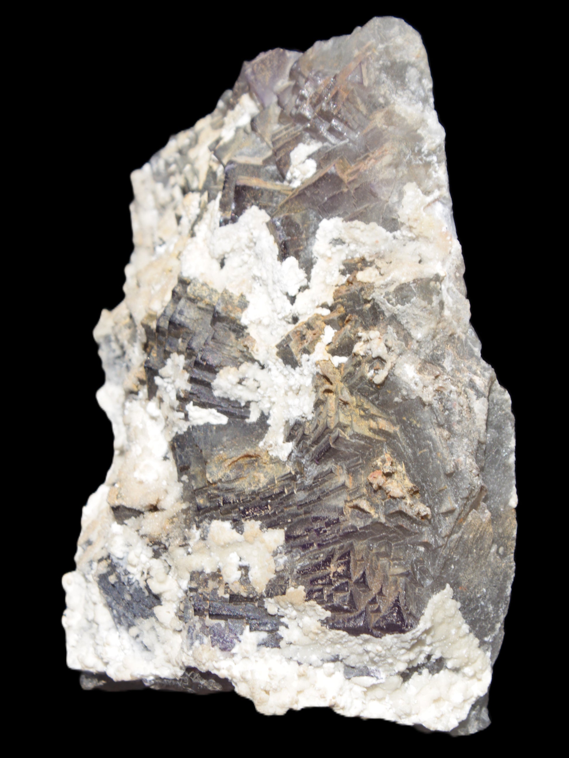 Complex stepped Fluorite cluster 173*141*85mm 2772g in sunlight - Rocks and Things Store
