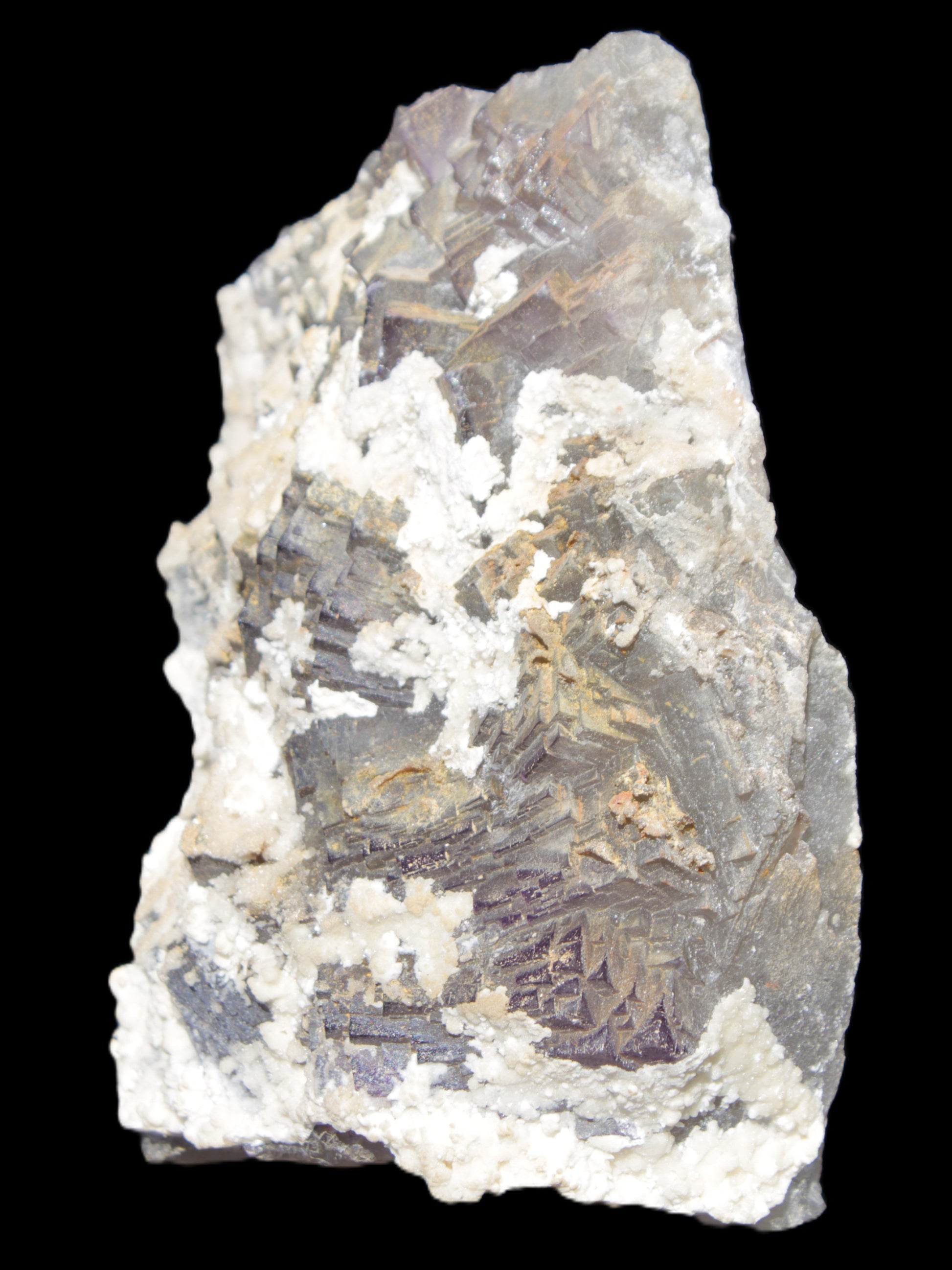 Complex stepped Fluorite cluster 173*141*85mm 2772g in sunlight - Rocks and Things Store